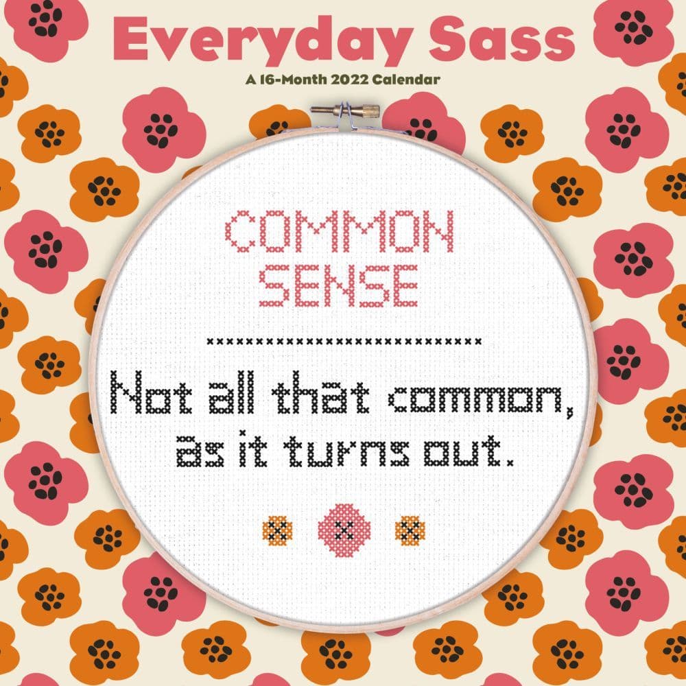 Everyday Sassy 2022 Wall Calendar SV