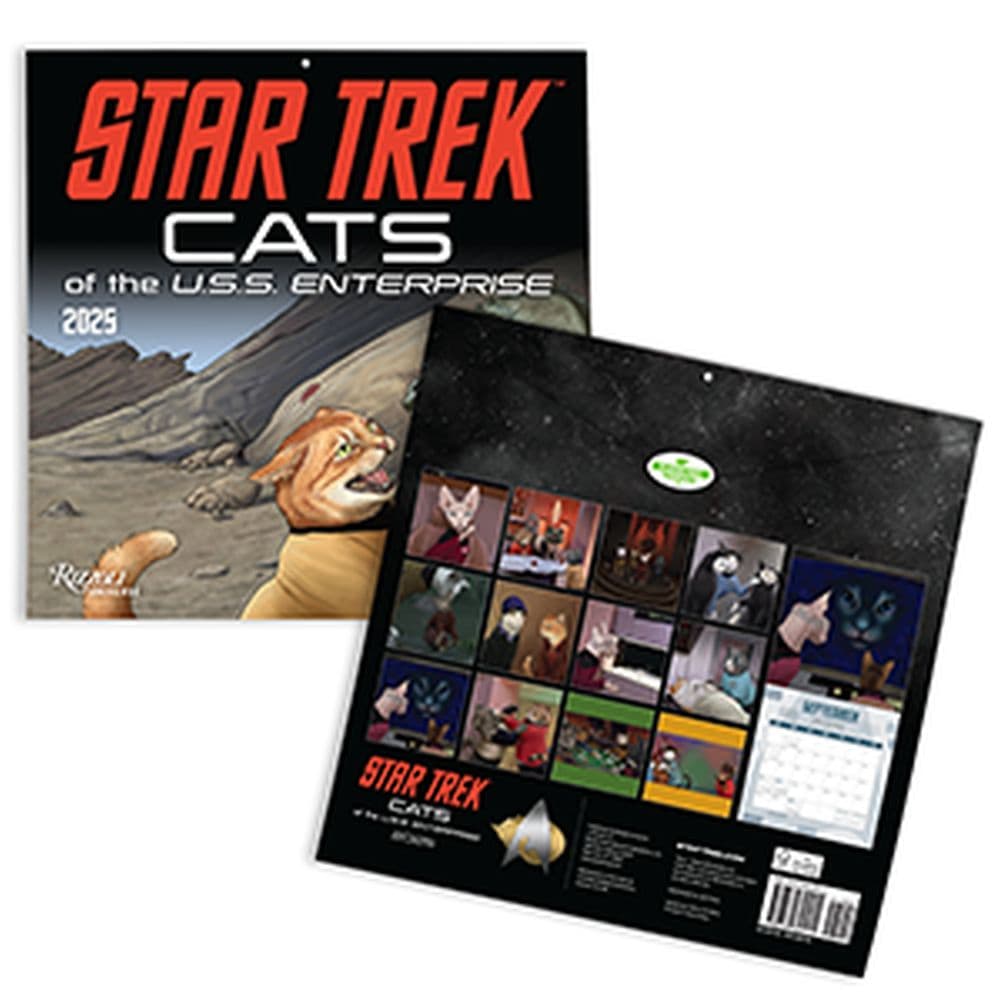 Star Trek Cats 2025 Wall Calendar Sixth Alternate Image width=&quot;1000&quot; height=&quot;1000&quot;