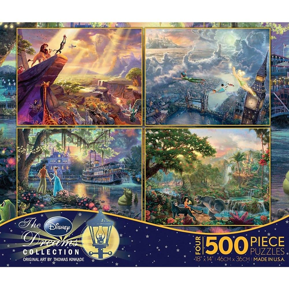 Thomas Kinkade Disney Dreams Puzzle Pack Main Image