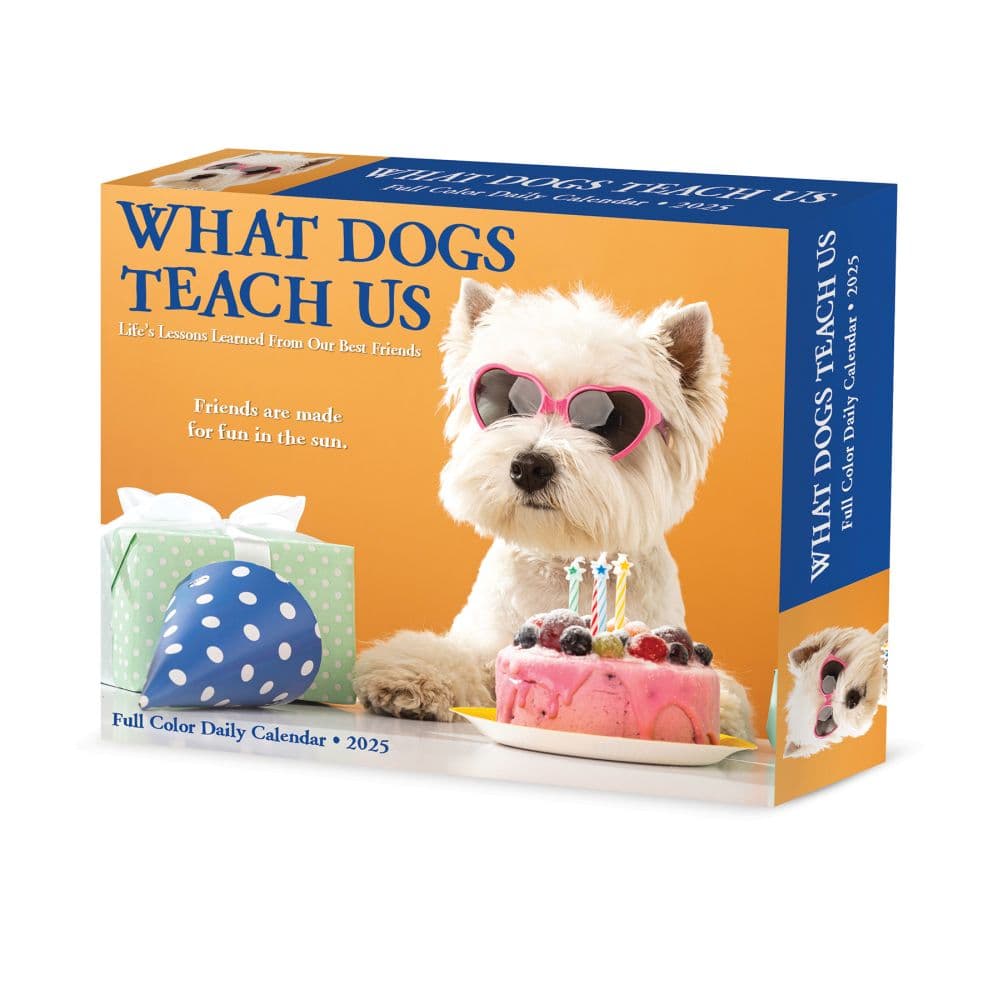 What Dogs Teach Us 2025 Desk Calendar Main Product Image