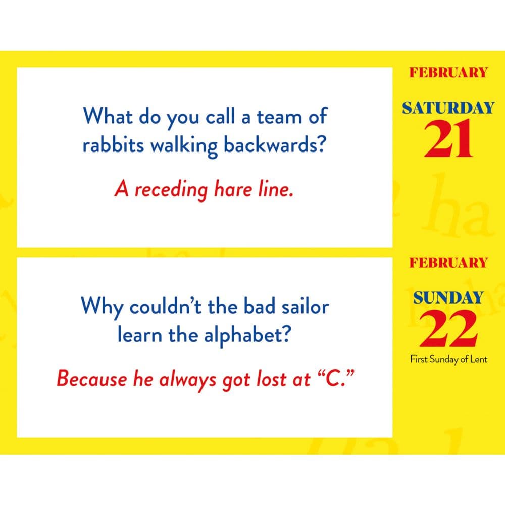 Laugh A Day 2026 Desk Calendar Second Alternate Image