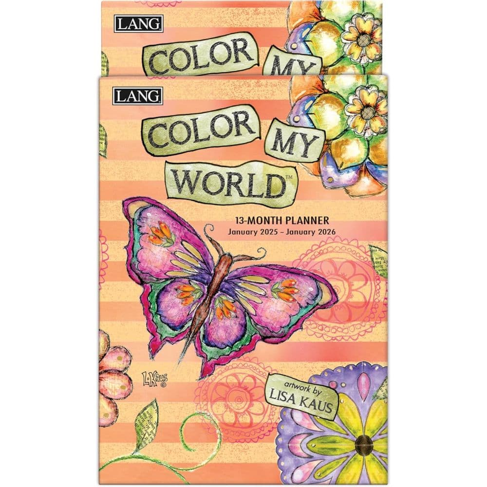 Color My World by Lisa Kaus 2025 Monthly Planner Fifth Alternate Image width=&quot;1000&quot; height=&quot;1000&quot;