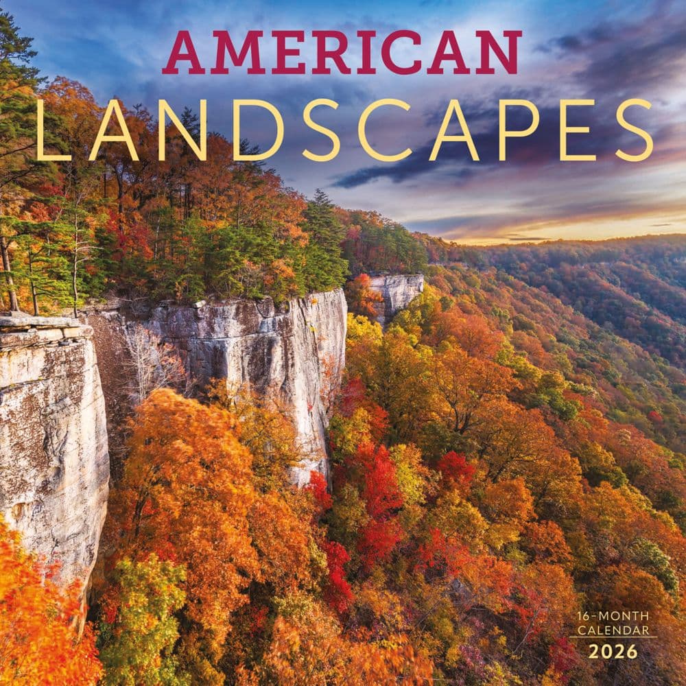 American Landscape 2026 Wall Calendar Main Image