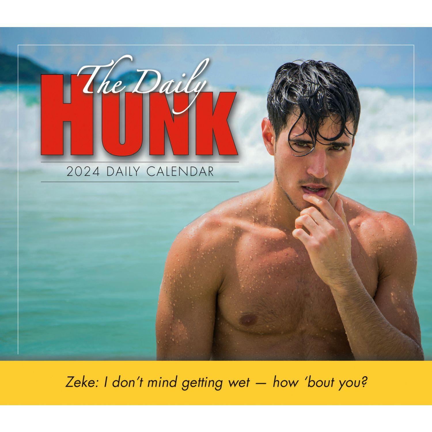 Daily Hunks Get Things Done 2024 Box Calendar