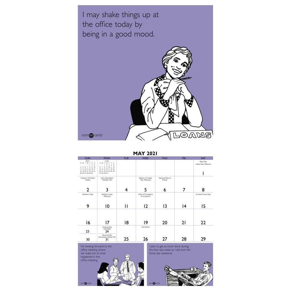 Someecards Office Mini Wall Calendar