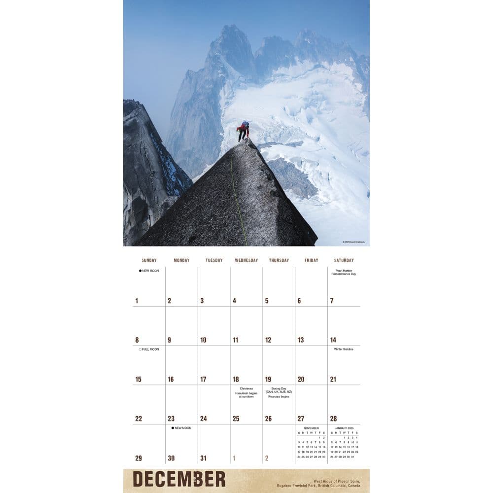 Climbing the Walls 2024 Wall Calendar Alternate Image 3