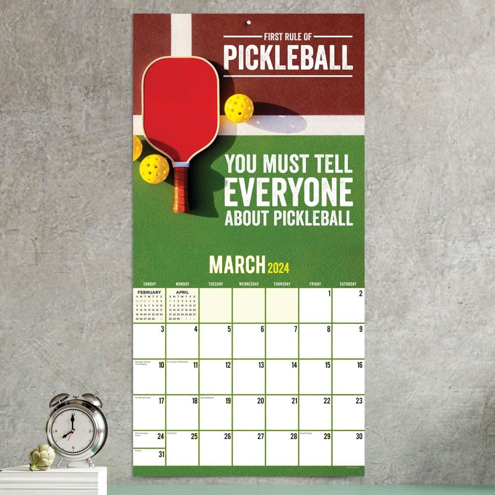 Pickleball Is Life 2024 Wall Calendar