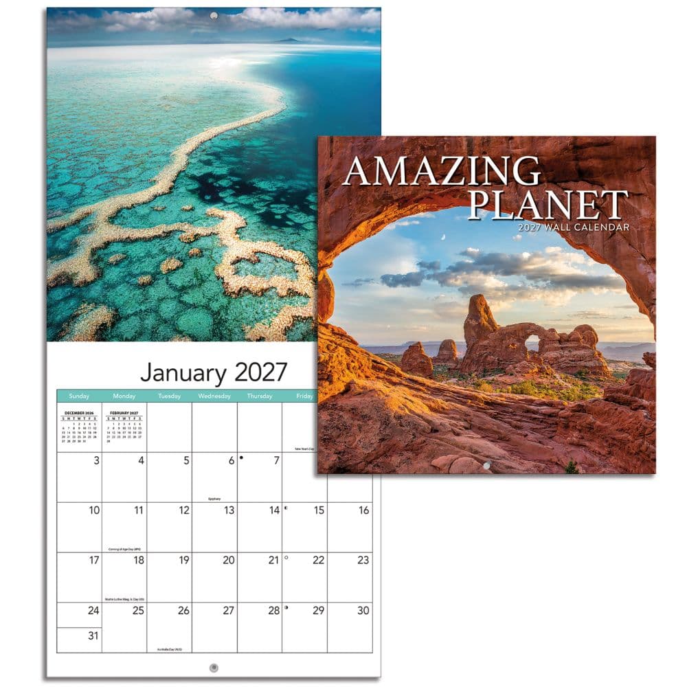 Amazing Planet 2027 Mini Wall Calendar Fifth Alternate Image