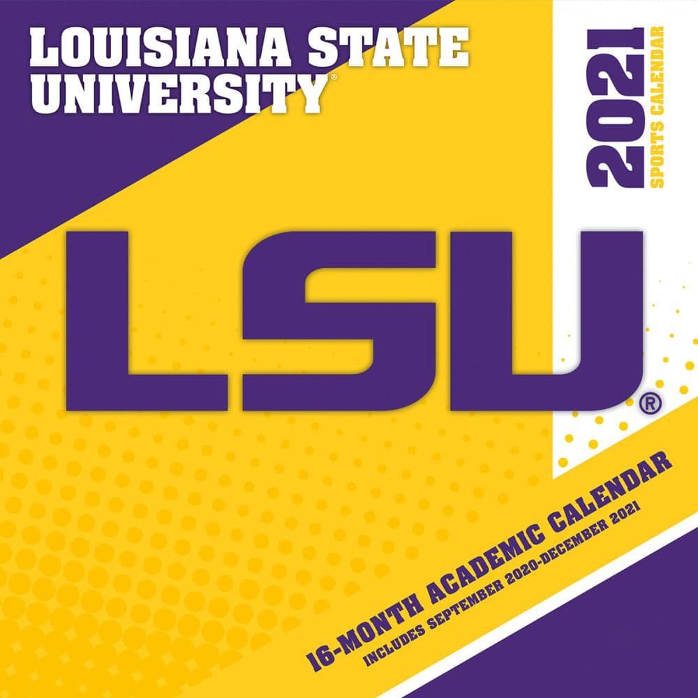 LSU Tigers Mini Wall Calendar