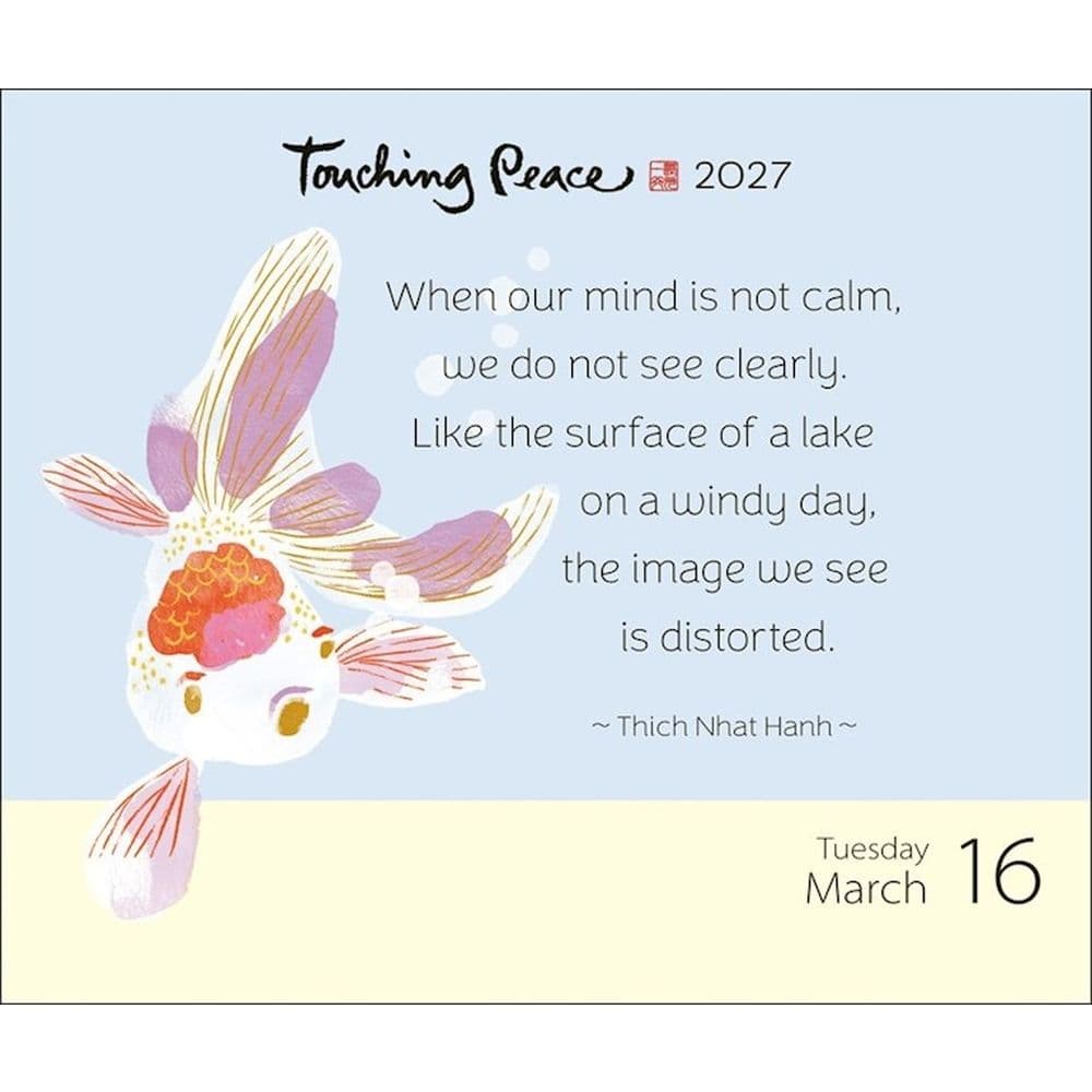 Thich Nhat Hanh 2027 Desk Calendar Fourth Alternate Image