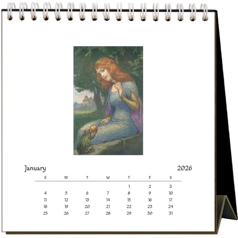 Myths &amp; Fantasies 2026 Easel Desk Calendar Second Alternate Image