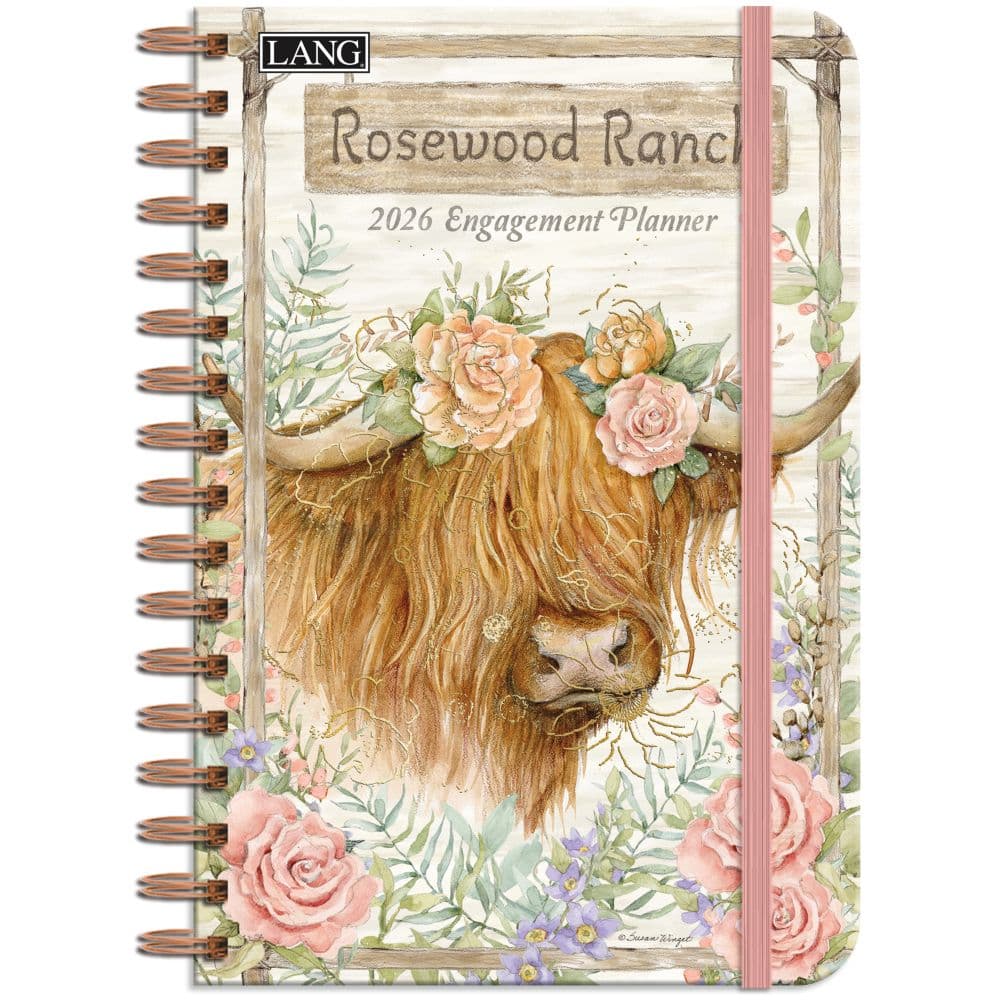 Rosewood Ranch Spiral 2026 Engagement Planner by Susan Winget