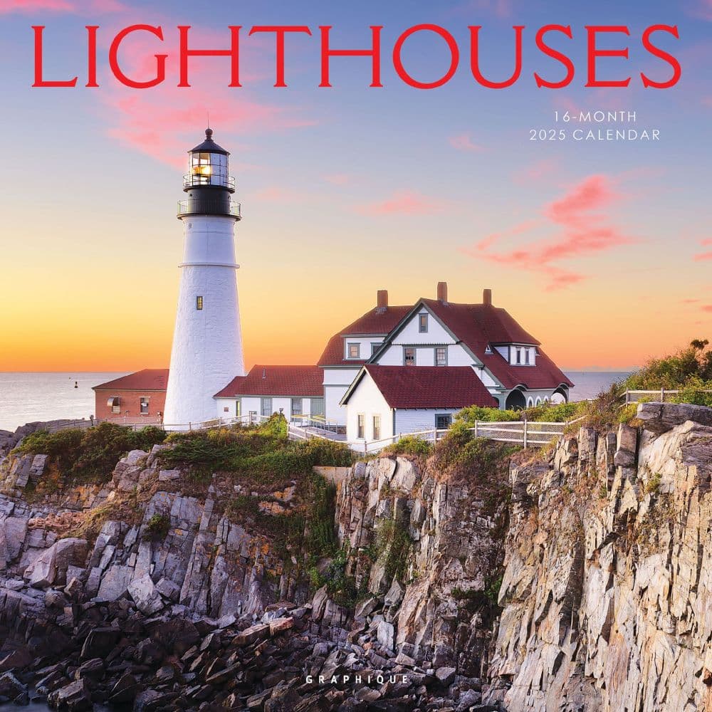 Lighthouses 2025 Wall Calendar