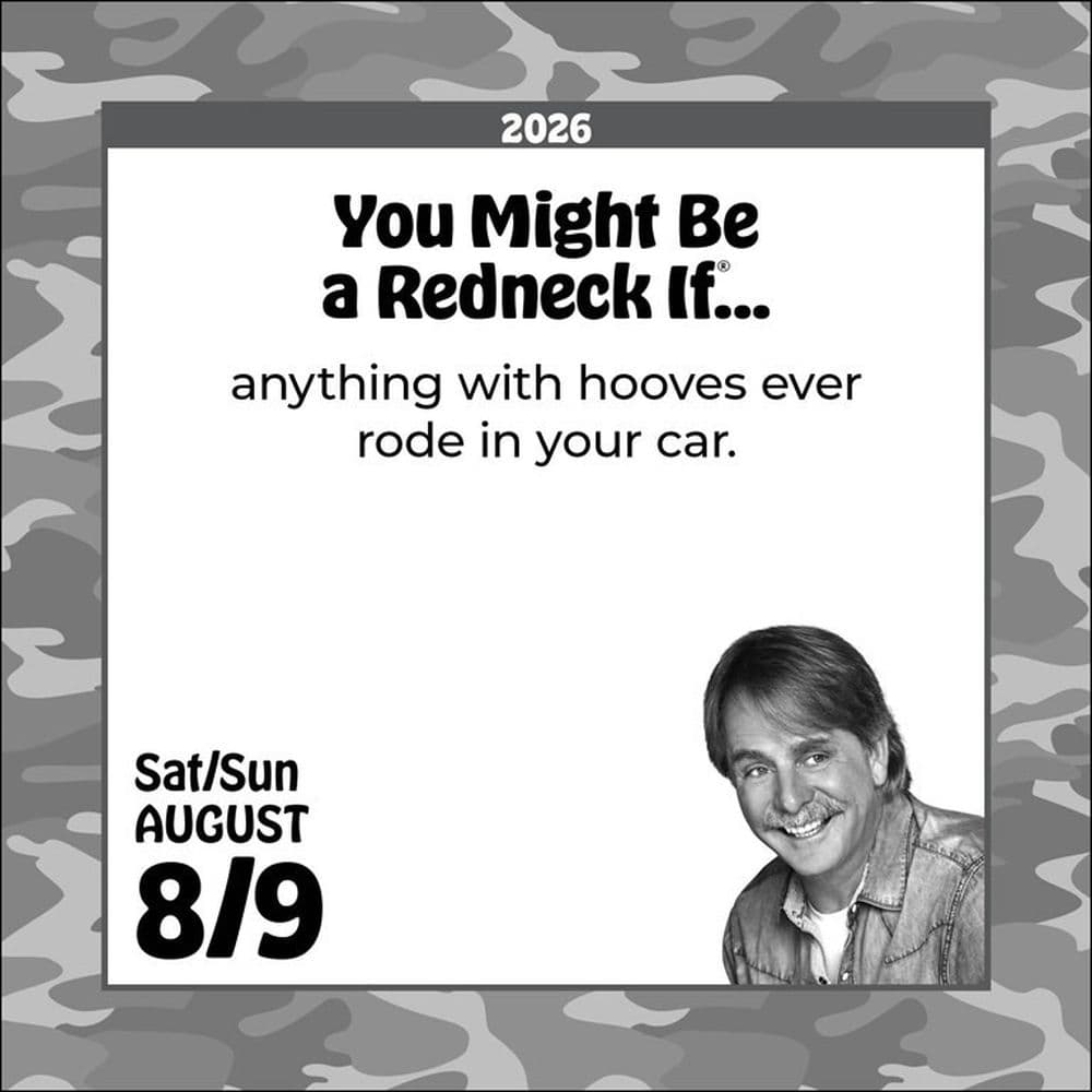 Jeff Foxworthy 2026 Desk Calendar Third Alternate Image