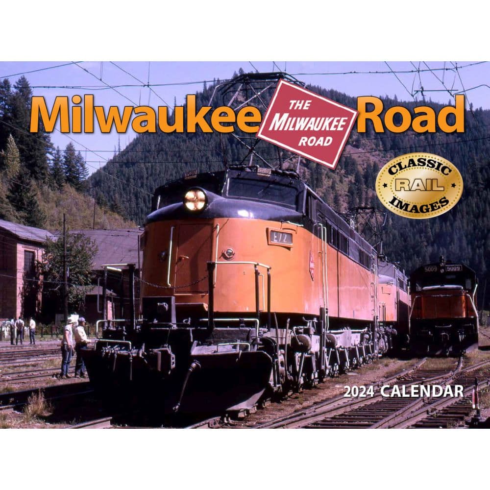 Trains Milwakee Road 2024 Wall Calendar