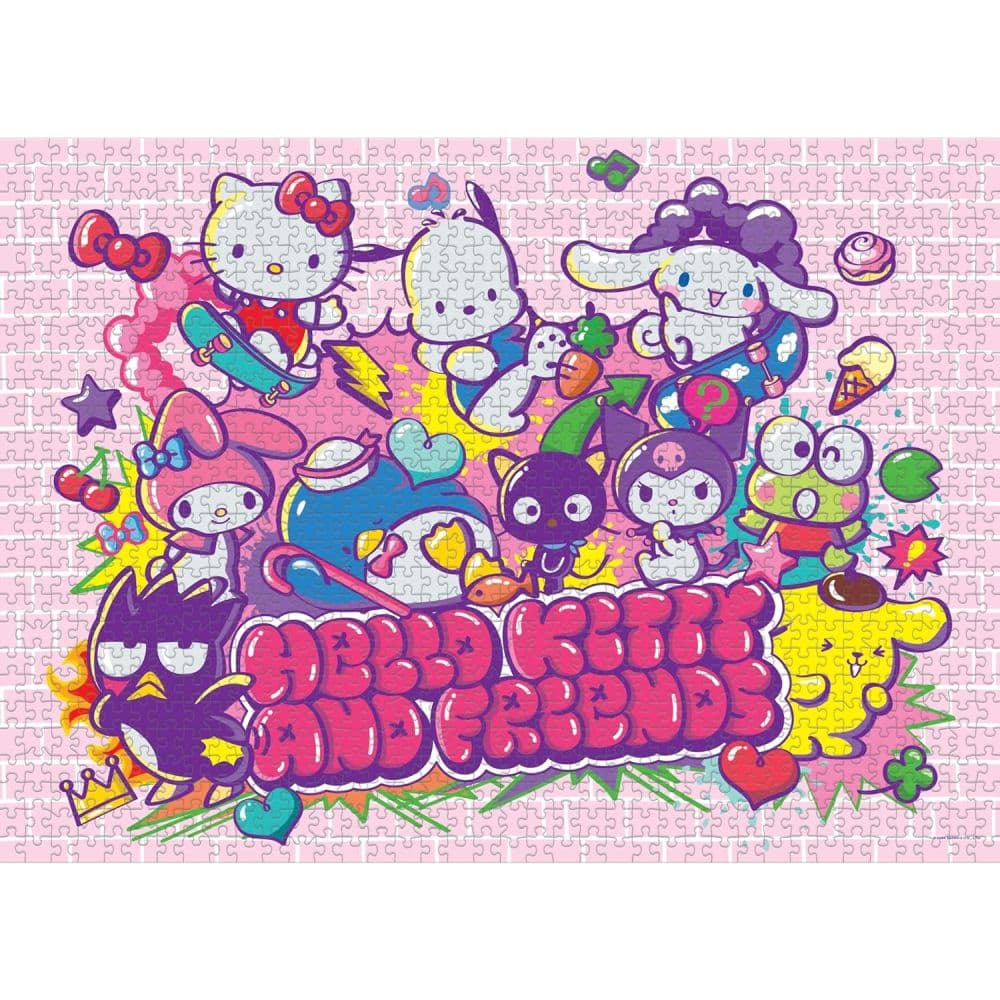 Hello Kitty And Friends Tokyo Skate 1000 Piece Puzzle Second Alternate Image