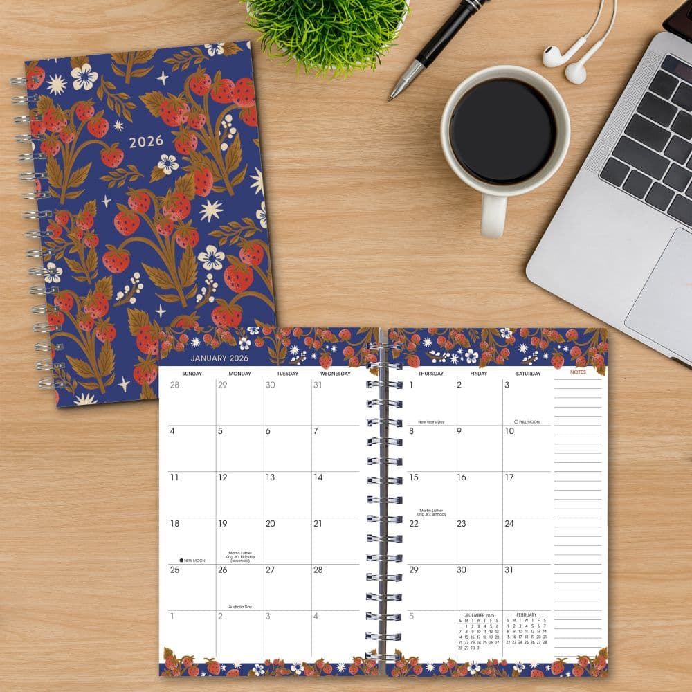 Designer Strawberry Fields Weekly 2026 Planner Fourth Alternate Image