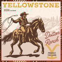 image Yellowstone TV 2026 Mini Wall Calendar Main Product Image