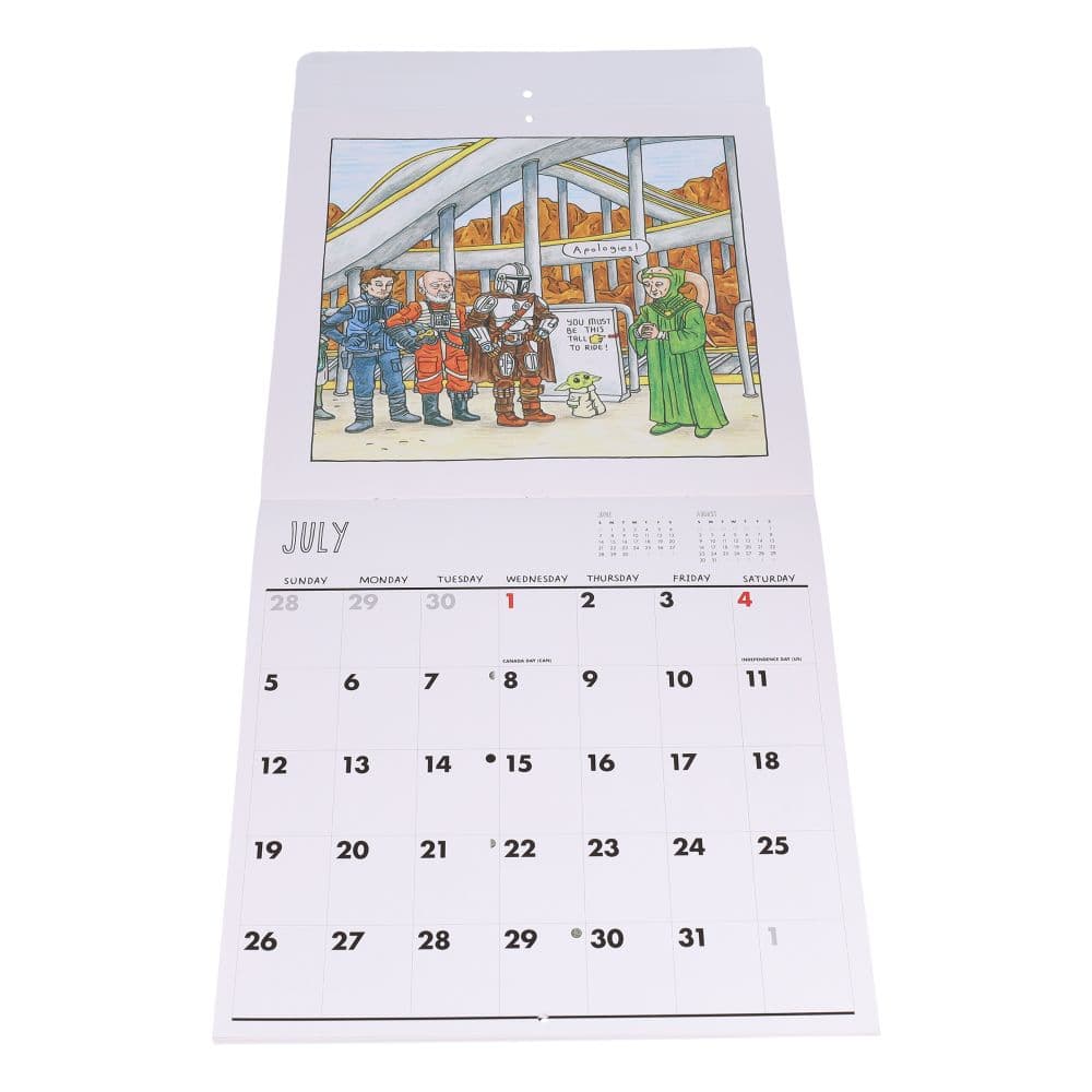 Mandalorian &amp; Child 2026 Wall Calendar Second Alternate Image