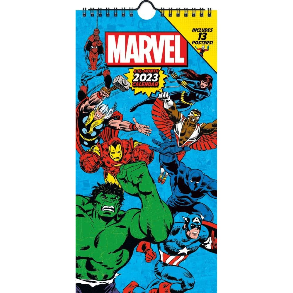 Marvel Comics 2023 Mini Slim Poster Calendar - Calendars.com