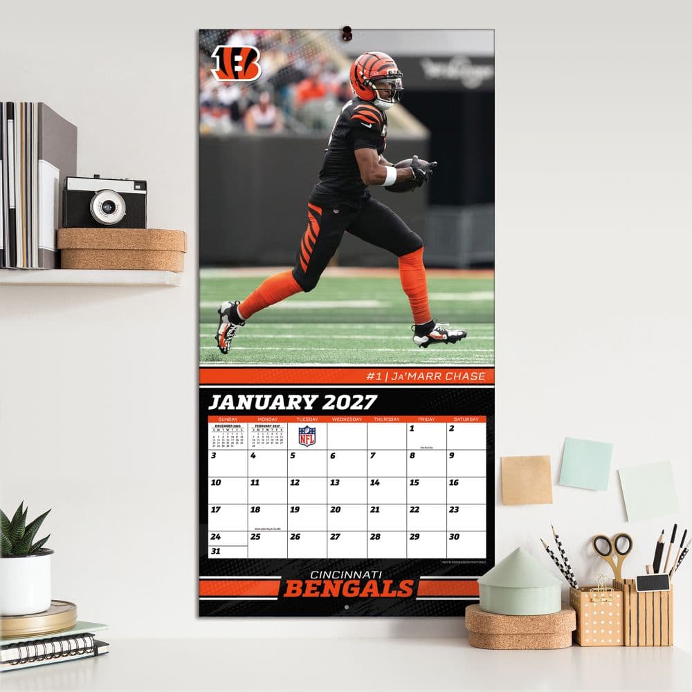 NFL Cincinnati Bengals 2027 Wall Calendar Fifth Alternate image