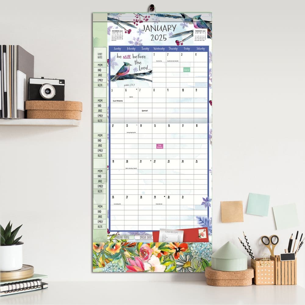 Multiple Blessings by Caroline Simas 2025 Plan It Wall Calendar Fifth Alternate Image width="1000" height="1000"