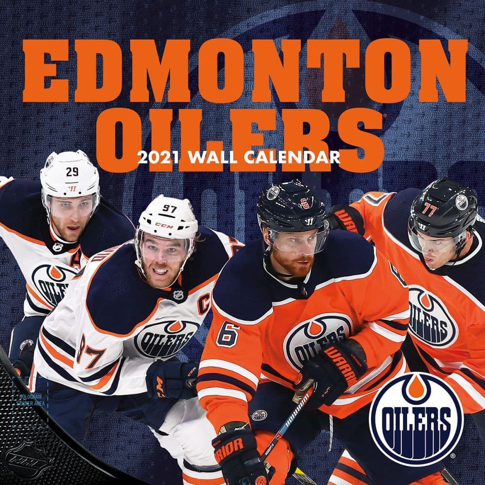 Edmonton Oilers Wall Calendar