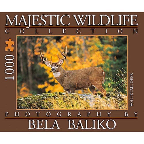 Majestic Wildlife Whitetail Deer 1000 Piece Puzzle