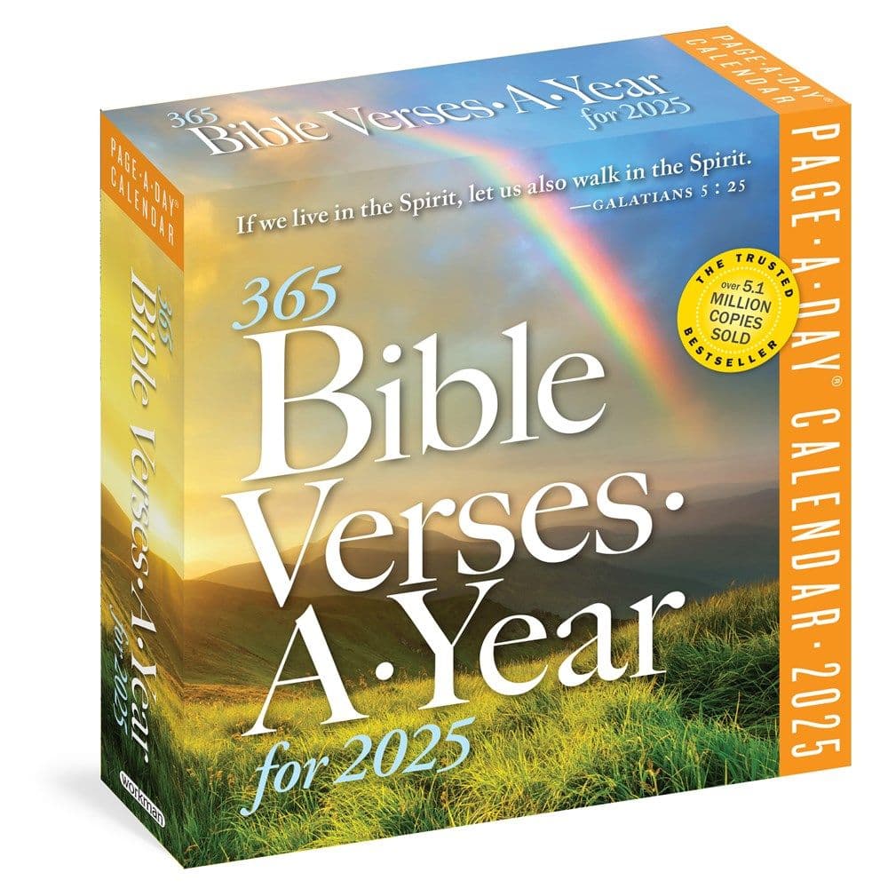 Bible Verses 2025 Desk Calendar  Main Image