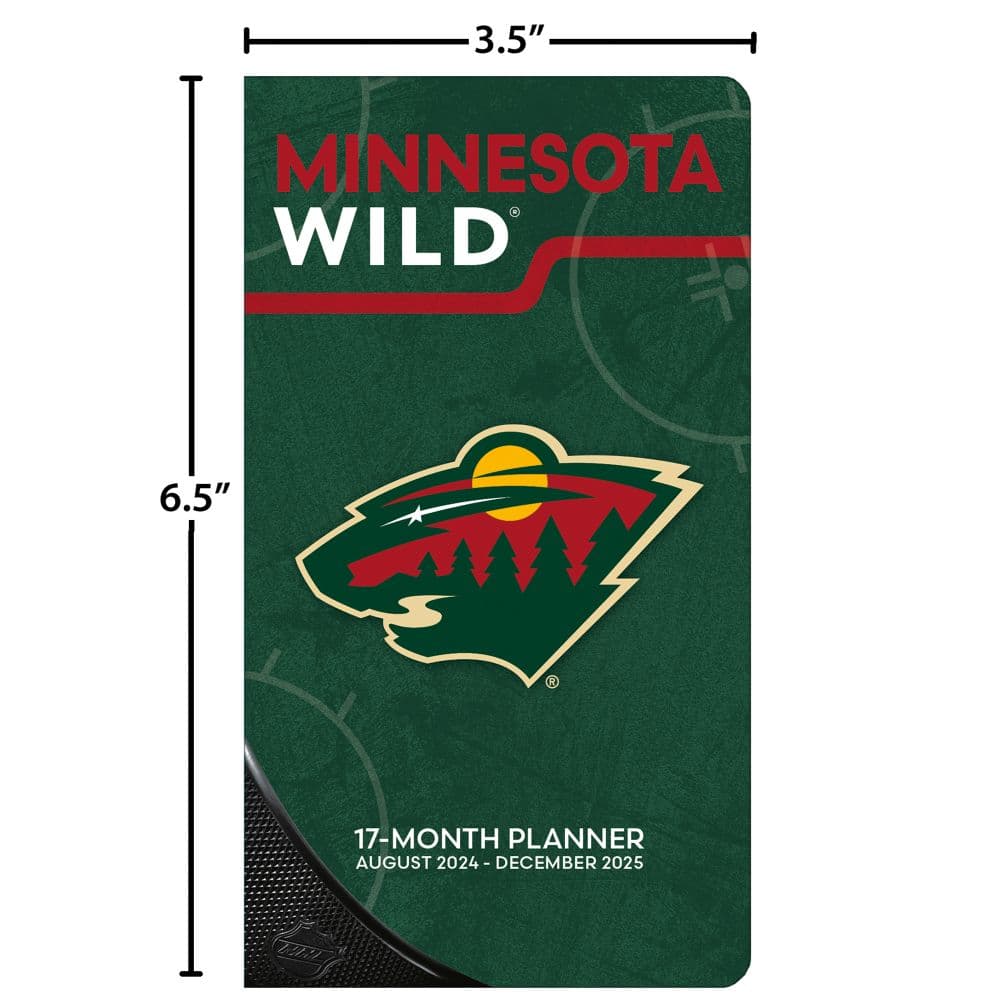 NHL Minnesota Wild 17 Month 2025 Pocket Planner Fifth Alternate Image