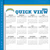 image Los Angeles Chargers 2024 Desk Calendar Fourth Alternate Image width=&quot;1000&quot; height=&quot;1000&quot;