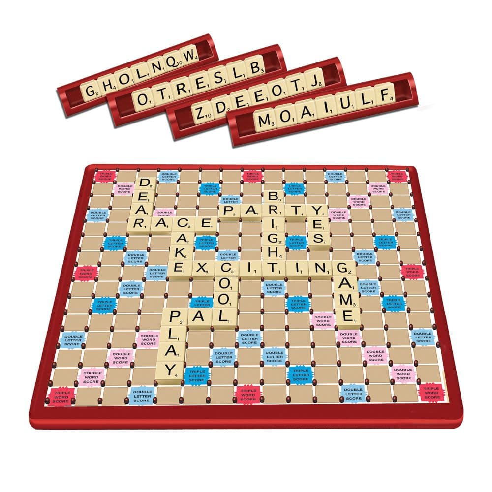 Scrabble Tile Lock Board Game board