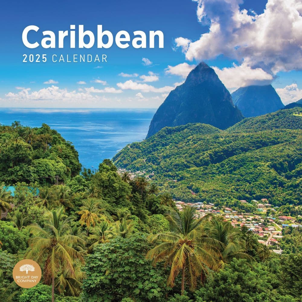 Caribbean 2025 Wall Calendar