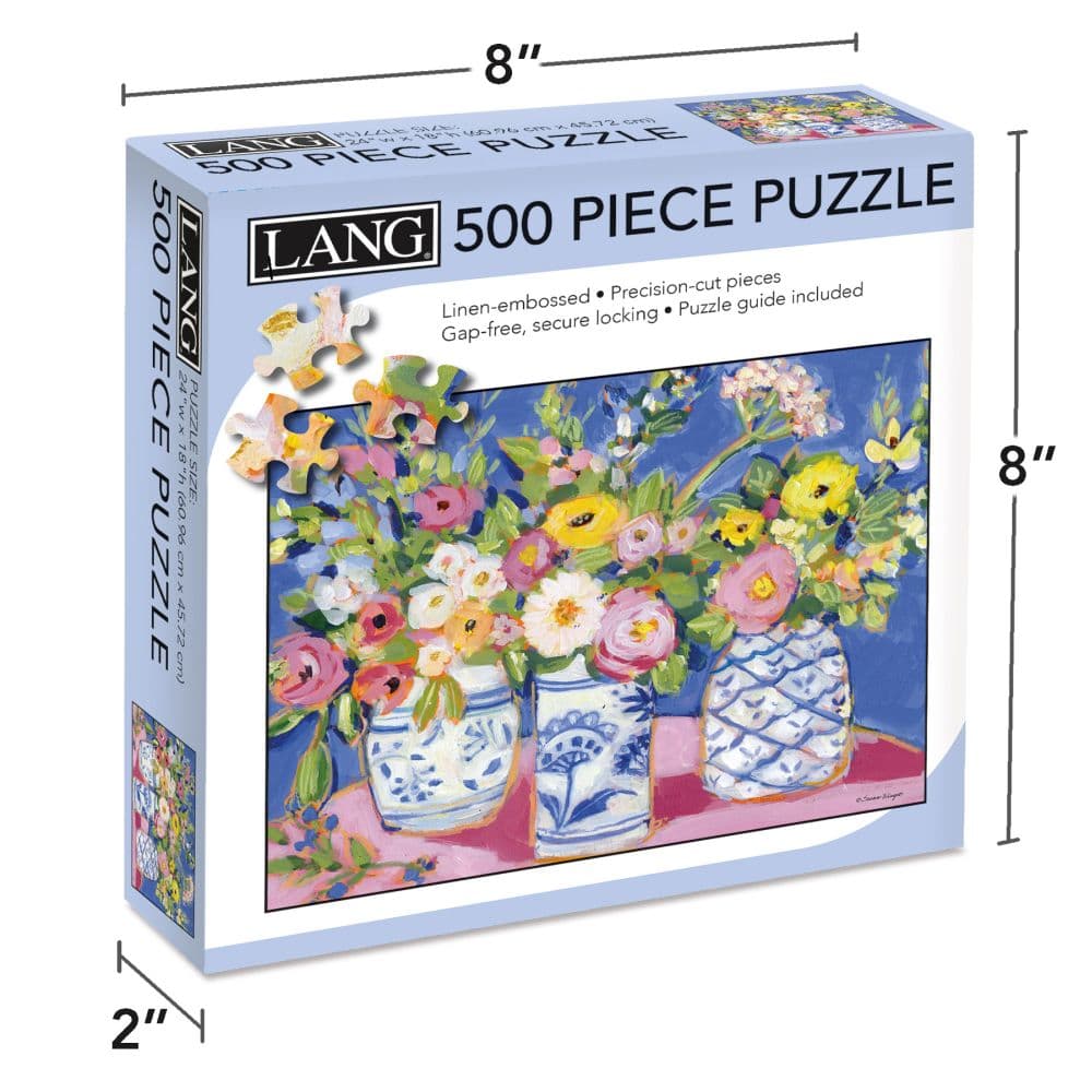 Chinoserie Blooms 500 Piece Puzzle Third Alternate Image