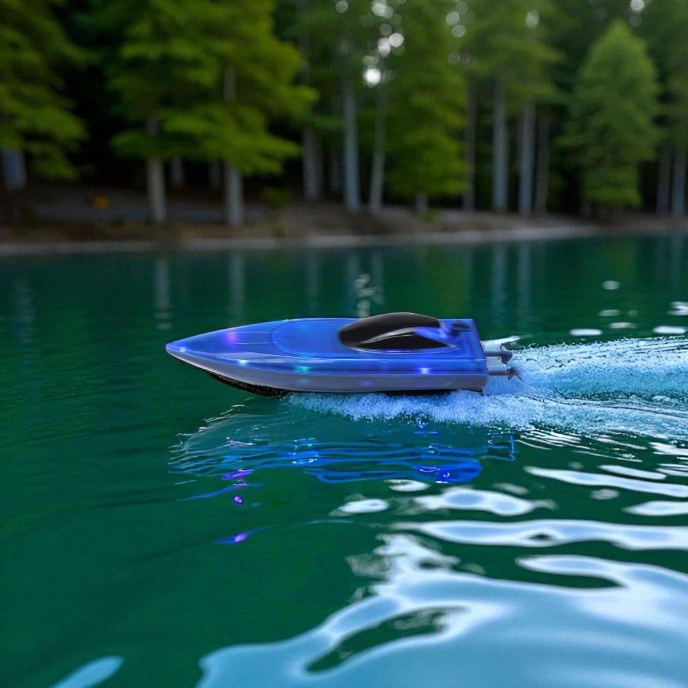 RC Light Up Boat Second Alternate Image Image