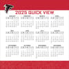 image NFL Atlanta Falcons 2025 Desk Calendar Third Alternate Image