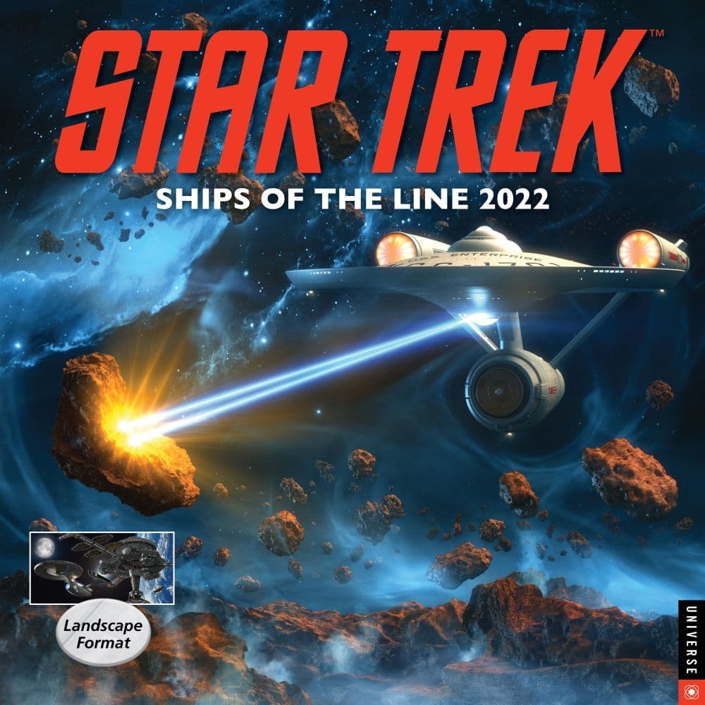 Star Trek Ships of the Line 2022 Wall Calendar