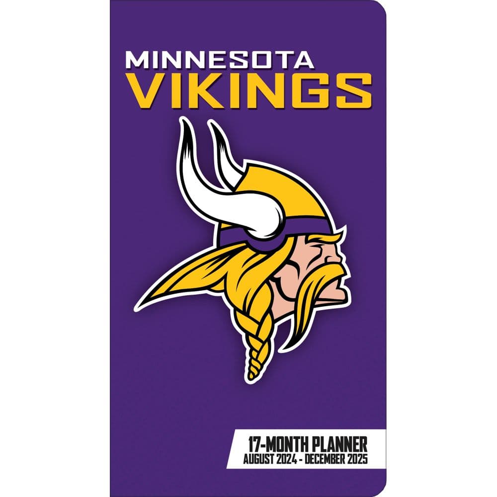 NFL Minnesota Vikings 17 Month 2025 Pocket Planner