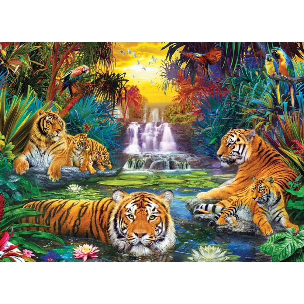 Tigers Eden Ciro Marchetti 500 Piece Puzzle Alternate Image 1