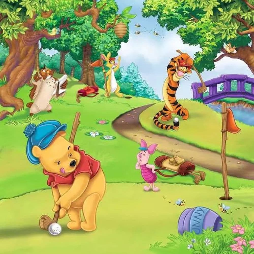 Pooh Sports Day 3x49 Piece Puzzle Third Alternate Image