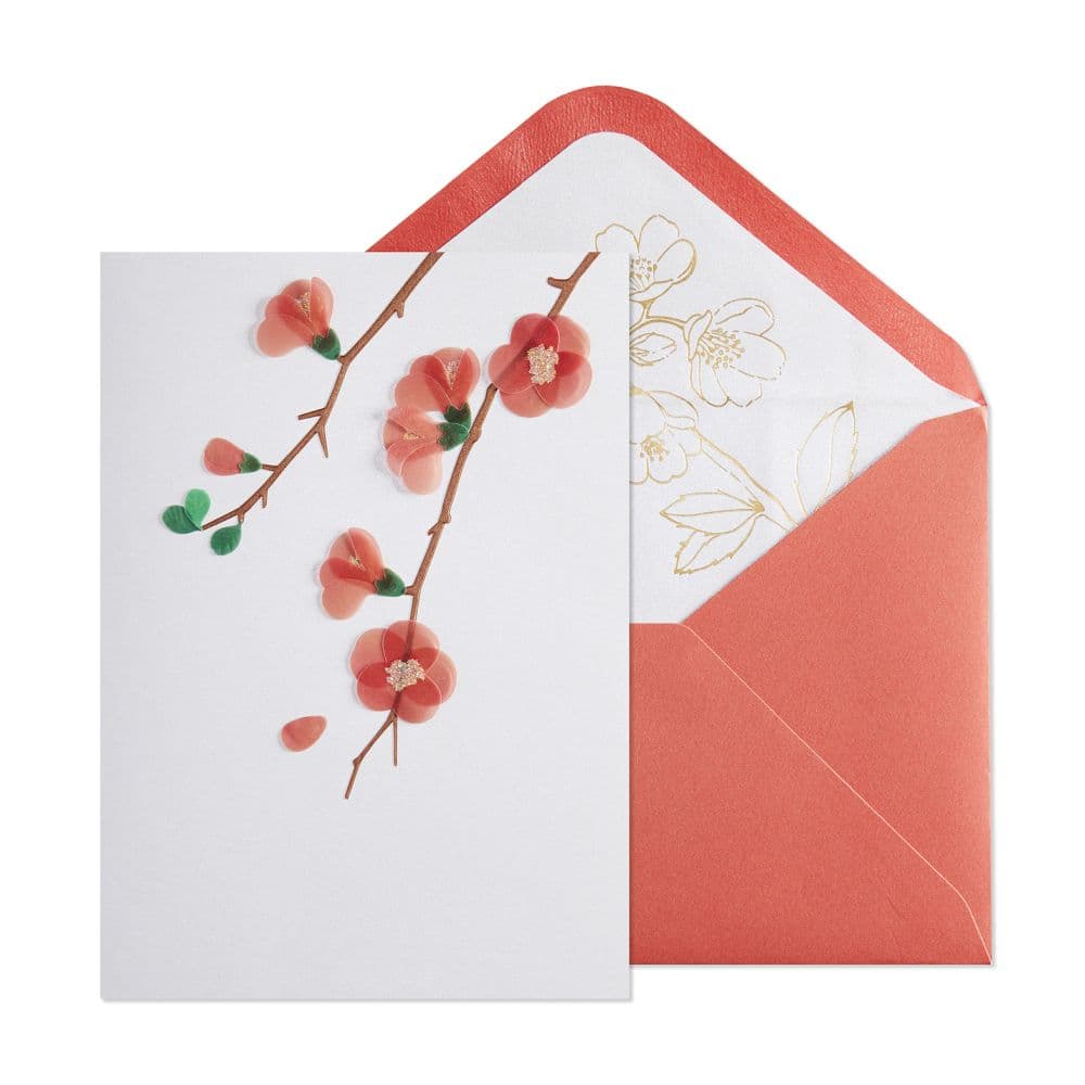 Vellum Quince Branches Blank Card Main Product Image width=&quot;1000&quot; height=&quot;1000&quot;