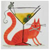 image Cat Mouse &amp; Martini Birthday Card First Alternate Image width=&quot;1000&quot; height=&quot;1000&quot;