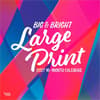 image Big And Bright Large Print 2027 Wall Calendar Main Product Image