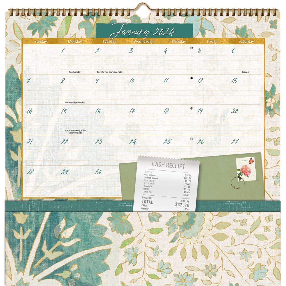 Patina Vie 2024 Note Nook - Calendars.com