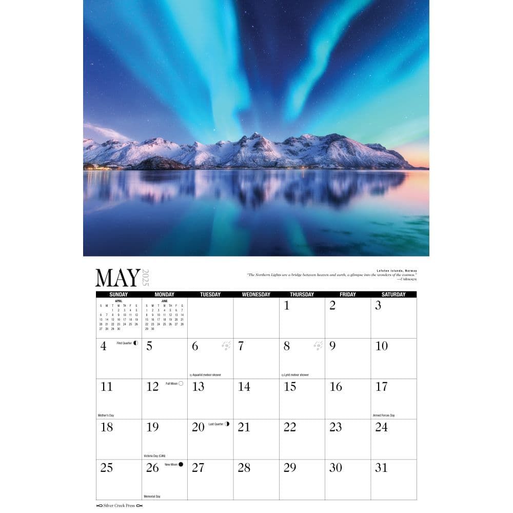 Starry Night 2025 Wall Calendar Alt2