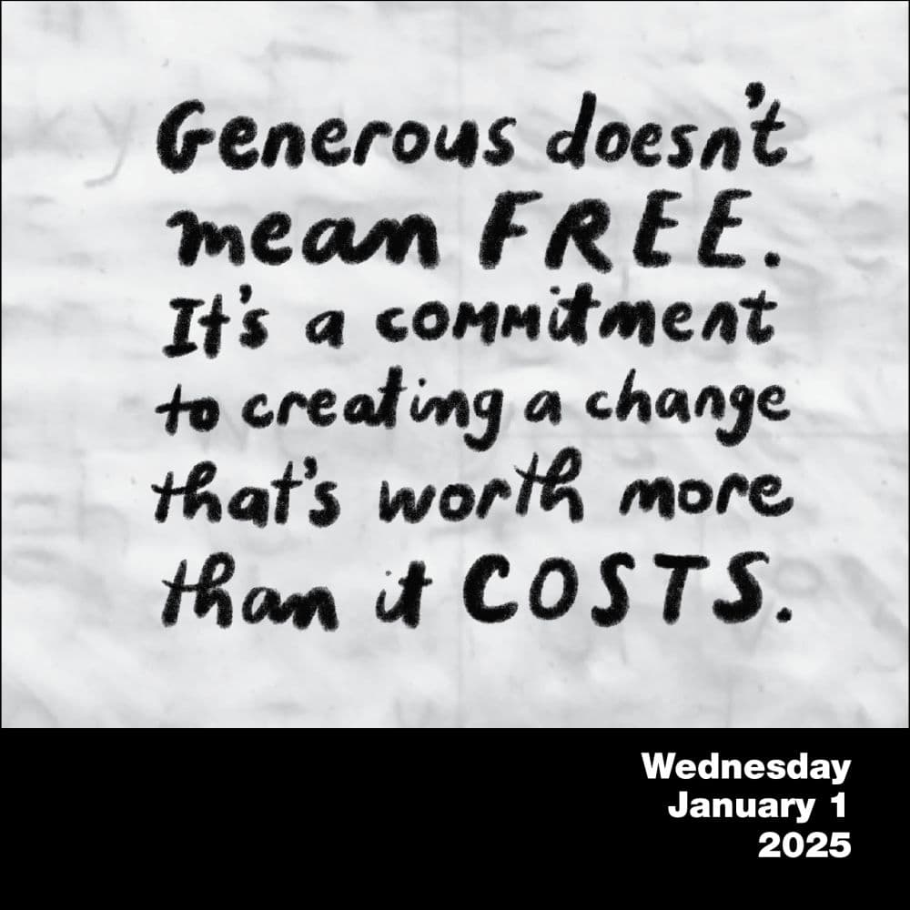 Go Make a Ruckus 2025 Desk Calendar by Seth Grodin Second Alternate Image