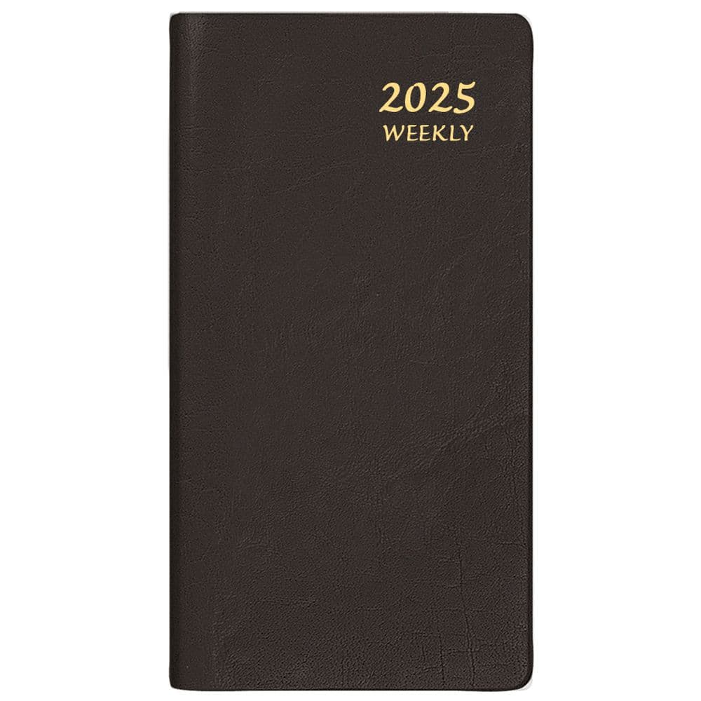 Black Weekly 2025 Pocket Planner Main Image