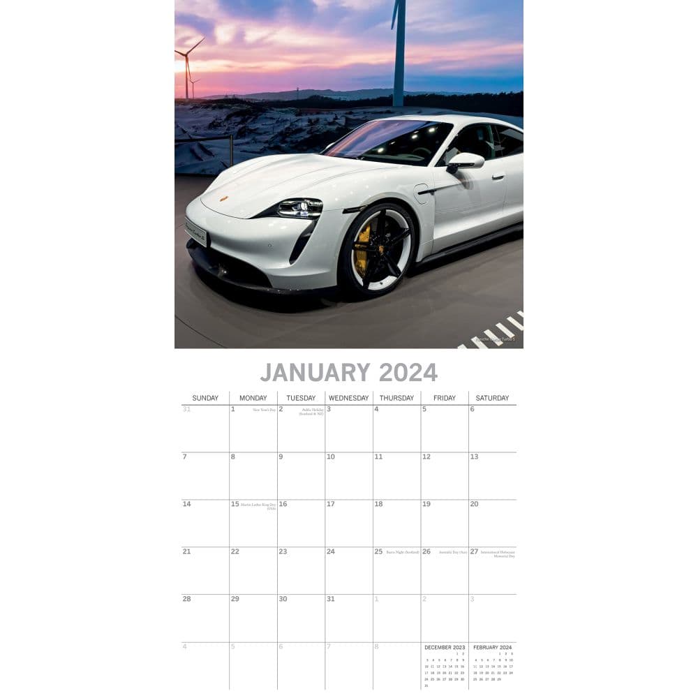 Porsche 2024 Wall Calendar