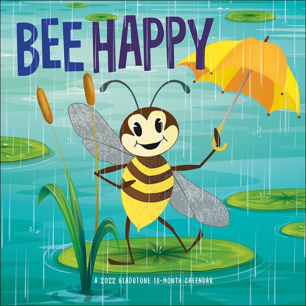 Bee Happy 2022 Mini Wall Calendar - Calendars.com