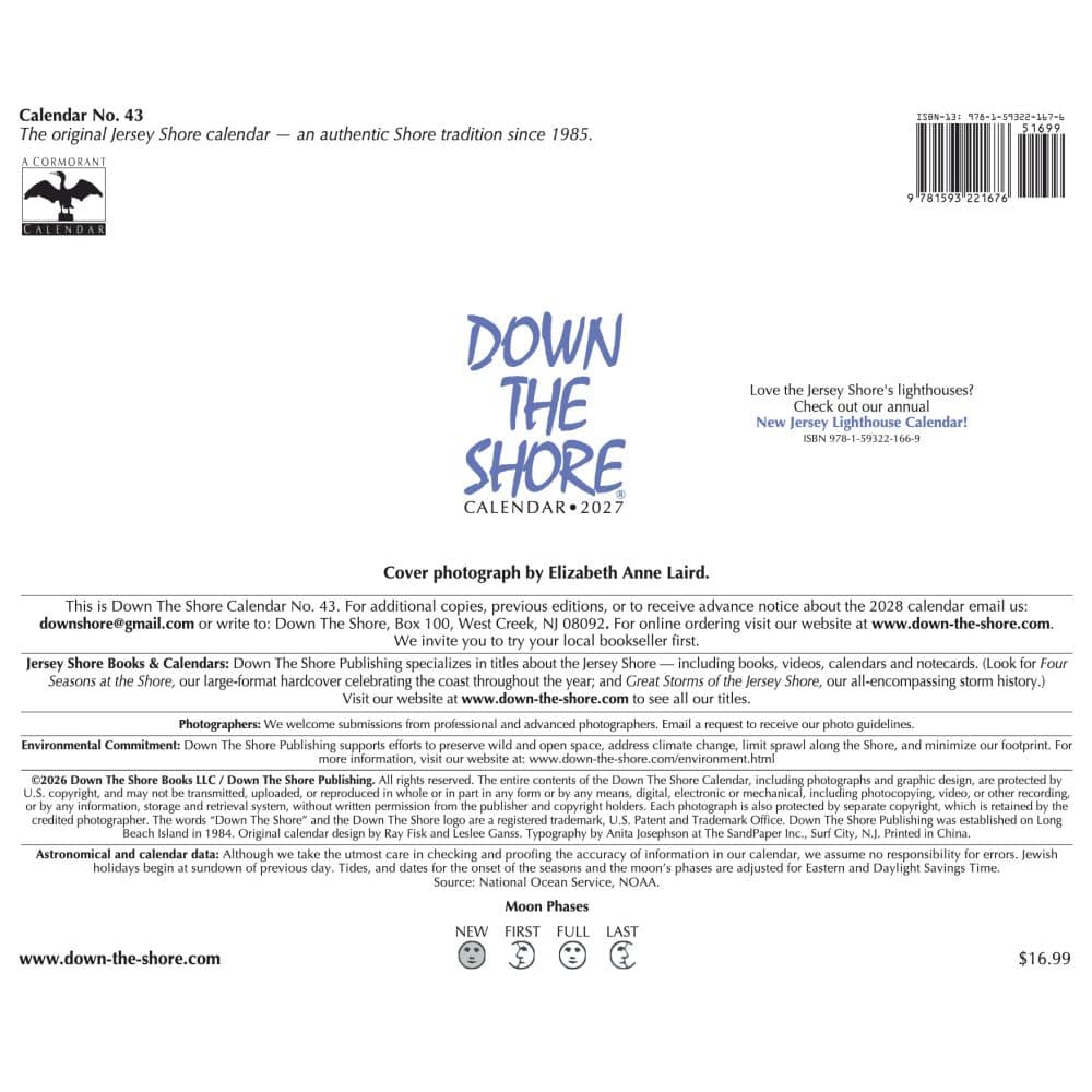 Down the Shore 2027 Wall Calendar First Alternate Image